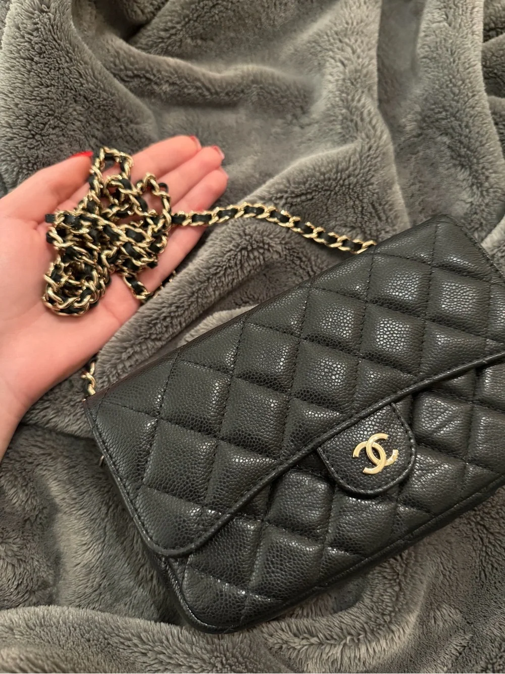 Chanel Classic Flap Phone Holder on Chain